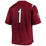 #1 South Carolina Gamecocks Under Armour Team Replica Football Jersey - Garnet