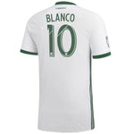 Sebastián Blanco Portland Timbers 2018 Secondary Player Jersey – White