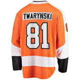 Carsen Twarynski Philadelphia Flyers Fanatics Branded Breakaway Player Jersey - Orange