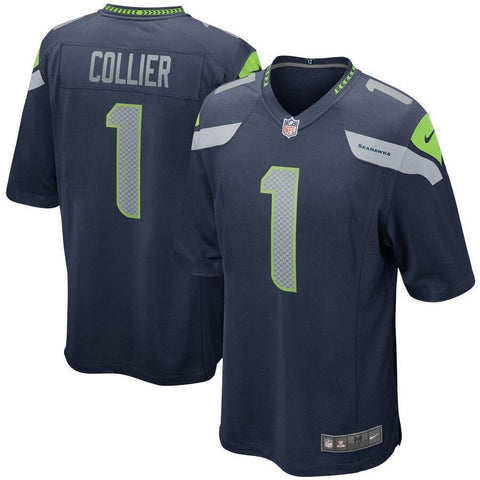 L.J. Collier Seattle Seahawks Nike Game Jersey - Navy