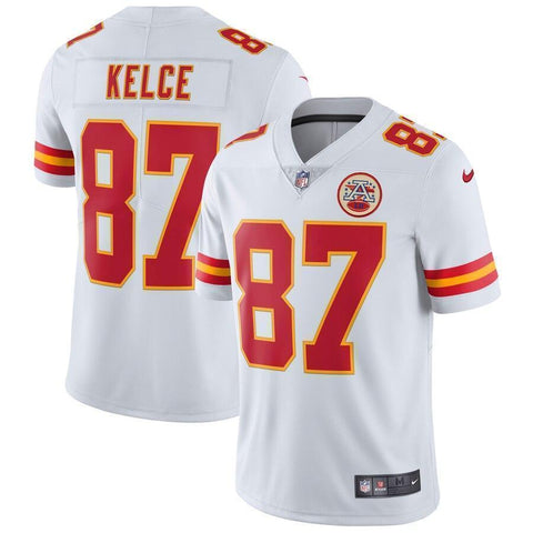 Travis Kelce Kansas City Chiefs Nike Vapor Untouchable Limited Player Jersey - White