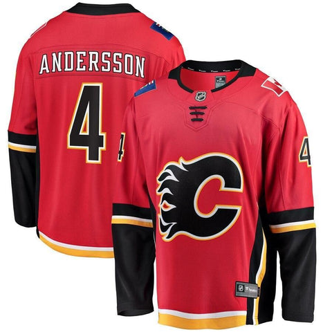 Rasmus Andersson Calgary Flames Fanatics Branded Home Breakaway Player Jersey - Red