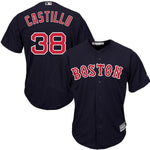 Rusney Castillo Boston Red Sox Majestic Cool Base Player Jersey - Navy