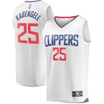 Mfiondu Kabengele LA Clippers Fanatics Branded Fast Break Replica Jersey White - Association Edition