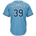 Tampa Bay Rays Majestic Official Cool Base Player Jersey - Columbia Blue