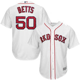 Mookie Betts Boston Red Sox Majestic Cool Base Player Jersey - White