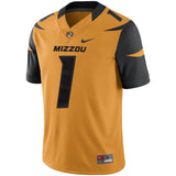 Missouri Tigers Nike Team Game Football Jersey - Gold