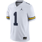 Michigan Wolverines Jordan Brand 2018 Game Football Jersey – White