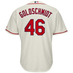 Paul Goldschmidt St. Louis Cardinals Majestic Alternate Official Cool Base Player Jersey – Light Blue/Cream