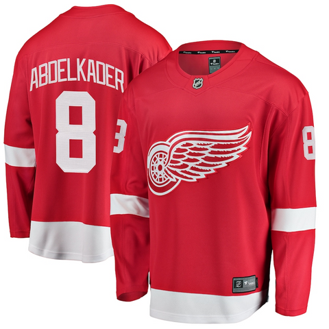 Men's Detroit Red Wings Justin Abdelkader Fanatics Branded Red Breakaway Player Jersey