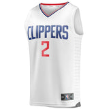 Kawhi Leonard LA Clippers Fanatics Branded Fast Break Replica Jersey White - Association Edition