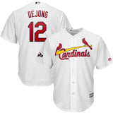 Paul DeJong St. Louis Cardinals Majestic 2019 Postseason Official Cool Base Player Jersey - White