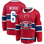 Men's Montreal Canadiens Shea Weber Fanatics Branded Red Breakaway Player Jersey