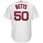 Mookie Betts Boston Red Sox Majestic Cool Base Player Jersey - White