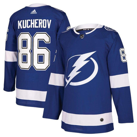 Nikita Kucherov Tampa Bay Lightning adidas Player Jersey - Blue