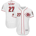 Matt Kemp Cincinnati Reds Majestic Home Collection Flex Base Player Jersey – White