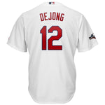 Paul DeJong St. Louis Cardinals Majestic 2019 Postseason Official Cool Base Player Jersey - White