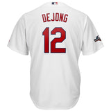 Paul DeJong St. Louis Cardinals Majestic 2019 Postseason Official Cool Base Player Jersey - White