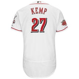 Matt Kemp Cincinnati Reds Majestic Home Collection Flex Base Player Jersey – White