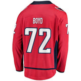 Travis Boyd Washington Capitals Fanatics Branded Home Breakaway Player Jersey - Red