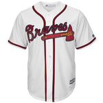 Ronald Acuña Jr. Atlanta Braves Majestic 2019 Home Official Cool Base Player Jersey - White