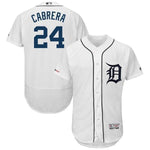 Miguel Cabrera Detroit Tigers Majestic 2018 Home Flex Base Collection Player Jersey – White