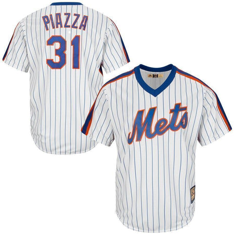 Mike Piazza New York Mets Majestic Cool Base Cooperstown Collection Player Jersey - White