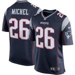 Sony Michel New England Patriots Nike Game Jersey - Navy