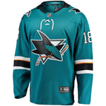 Michael Haley San Jose Sharks Fanatics Branded Home Breakaway Player Jersey - Teal