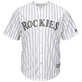 Pat Valaika Colorado Rockies Majestic Home Cool Base Player Jersey - White