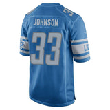 Kerryon Johnson Detroit Lions Nike Game Jersey - Blue