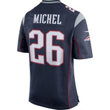 Sony Michel New England Patriots Nike Game Jersey - Navy