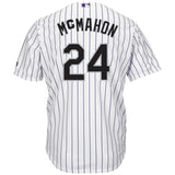 Ryan McMahon Colorado Rockies Majestic Home Cool Base Player Jersey - White