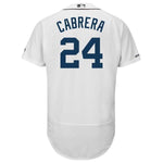 Miguel Cabrera Detroit Tigers Majestic 2018 Home Flex Base Collection Player Jersey – White