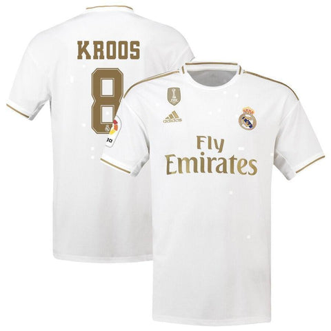 Toni Kroos Real Madrid Home Soccer Jersey 2019-20 Jersey – White