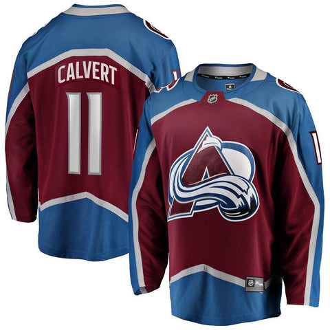 Matt Calvert Colorado Avalanche Fanatics Branded Home Breakaway Player Jersey - Maroon