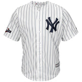 New York Yankees Majestic 2019 Postseason Official Cool Base Team Jersey - White/Navy