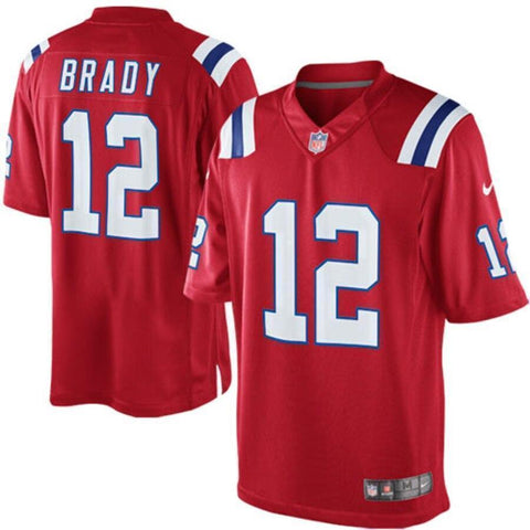 Tom Brady New England Patriots Nike Alternate Limited Jersey - Red