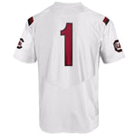 #1 South Carolina Gamecocks Under Armour Replica Football Jersey - White