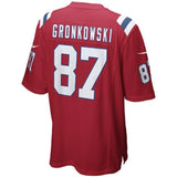 Rob Gronkowski New England Patriots Nike Alternate Game Jersey - Red