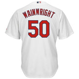 Adam Wainwright St. Louis Cardinals Majestic Cool Base Player Jersey - Tan/White
