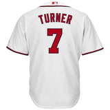 Trea Turner Washington Nationals Majestic Home Cool Base Player Jersey - White