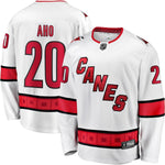 Sebastian Aho Carolina Hurricanes Fanatics Branded Away Premier Breakaway Player Jersey - White