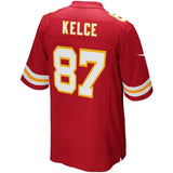 Travis Kelce Kansas City Chiefs Nike Team Game Jersey - Red