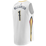 Zion Williamson New Orleans Pelicans Fanatics Branded 2019 NBA Draft First Round Pick Fast Break Jersey White - Association Edition