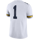 Michigan Wolverines Jordan Brand 2018 Game Football Jersey – White