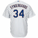 Noah Syndergaard New York Mets Majestic Official Cool Base Player Jersey - Royal/White