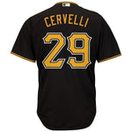 Pittsburgh Pirates Francisco Cervelli Majestic Jersey - Black/White