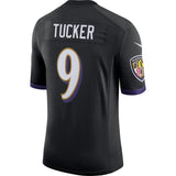 Justin Tucker Baltimore Ravens Nike Speed Machine Limited Jersey - Black