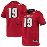 NC State Wolfpack adidas Team Premier Football Jersey - Red